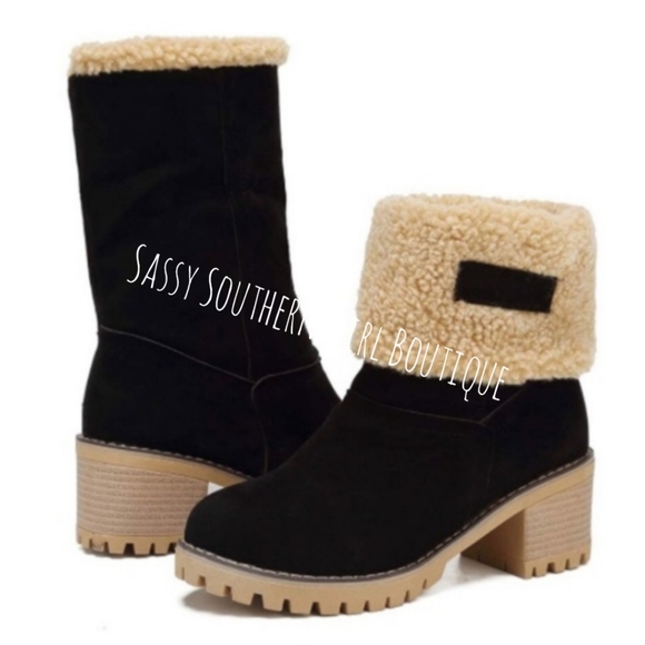 🆕⭐ Black Winter boho boots - Picture 5 of 9